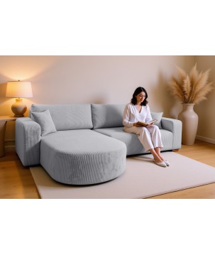 Narożnik BIS XL Lewostronny z funkcją spania POSO 110 DomoHome