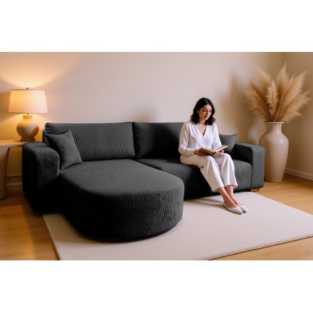 Narożnik BIS XL Lewostronny z funkcją spania POSO 135 DomoHome