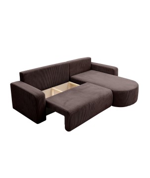 Narożnik BIS XL Prawostronny z funkcją spania POSO 06 DomoHome