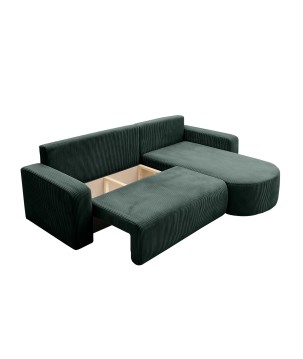 Narożnik BIS XL Prawostronny z funkcją spania POSO 14 DomoHome