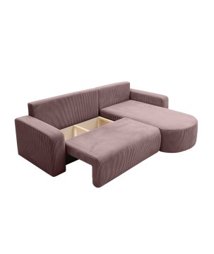 Narożnik BIS XL Prawostronny z funkcją spania POSO 27 DomoHome