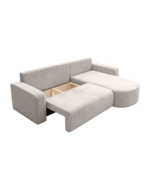 Narożnik BIS XL Prawostronny z funkcją spania POSO 100 DomoHome