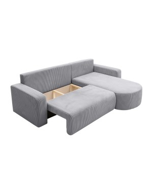 Narożnik BIS XL Prawostronny z funkcją spania POSO 110 DomoHome