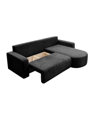 Narożnik BIS XL Prawostronny z funkcją spania POSO 135 DomoHome