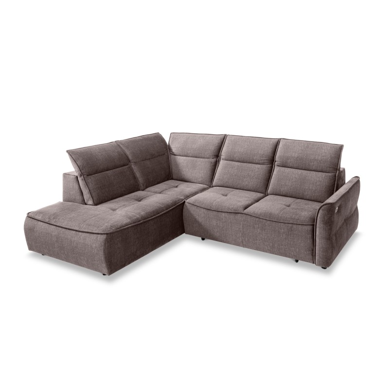 Narożnik MURILLO L z elektryczną regulacją siedziska Lewostronny w tkaninie VOGUE 04 WERSAL