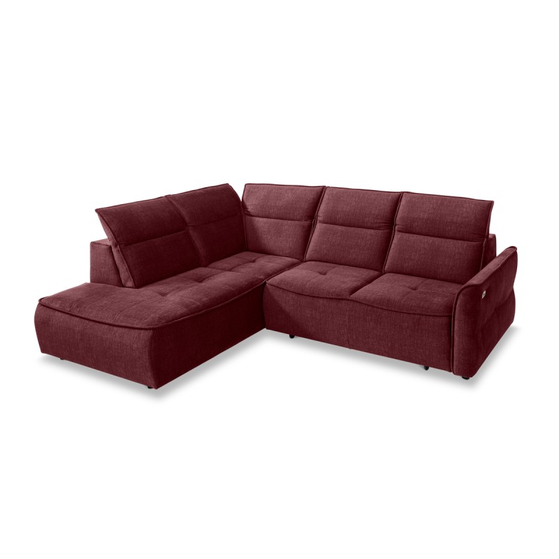 Narożnik MURILLO L z elektryczną regulacją siedziska Lewostronny w tkaninie VOGUE 07 WERSAL