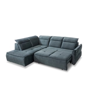 Narożnik MURILLO L z elektryczną regulacją siedziska Lewostronny w tkaninie VOGUE 12 WERSAL