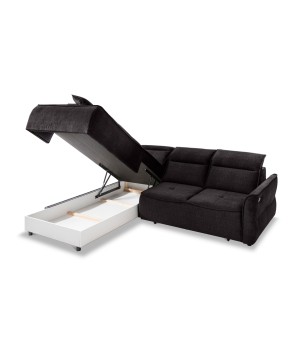 Narożnik MURILLO L z elektryczną regulacją siedziska Lewostronny w tkaninie VOGUE 17 WERSAL