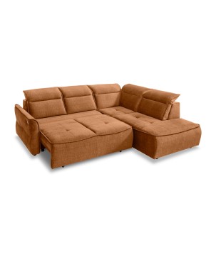 Narożnik MURILLO L z elektryczną regulacją siedziska Prawostronny w tkaninie VOGUE 09 WERSAL