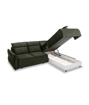 Narożnik MURILLO L z elektryczną regulacją siedziska Prawostronny w tkaninie VOGUE 11 WERSAL