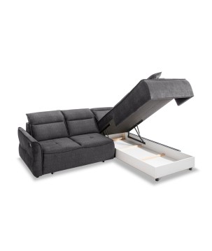 Narożnik MURILLO L z elektryczną regulacją siedziska Prawostronny w tkaninie VOGUE 15 WERSAL