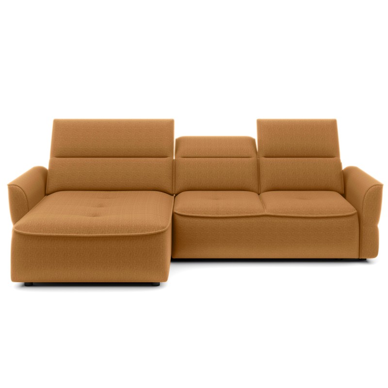 Narożnik MURILLO S Mini z elektryczną regulacją siedziska Lewostronny w tkaninie VOGUE 09 WERSAL