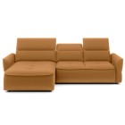 Narożnik MURILLO S Mini z elektryczną regulacją siedziska Lewostronny w tkaninie VOGUE 09 WERSAL