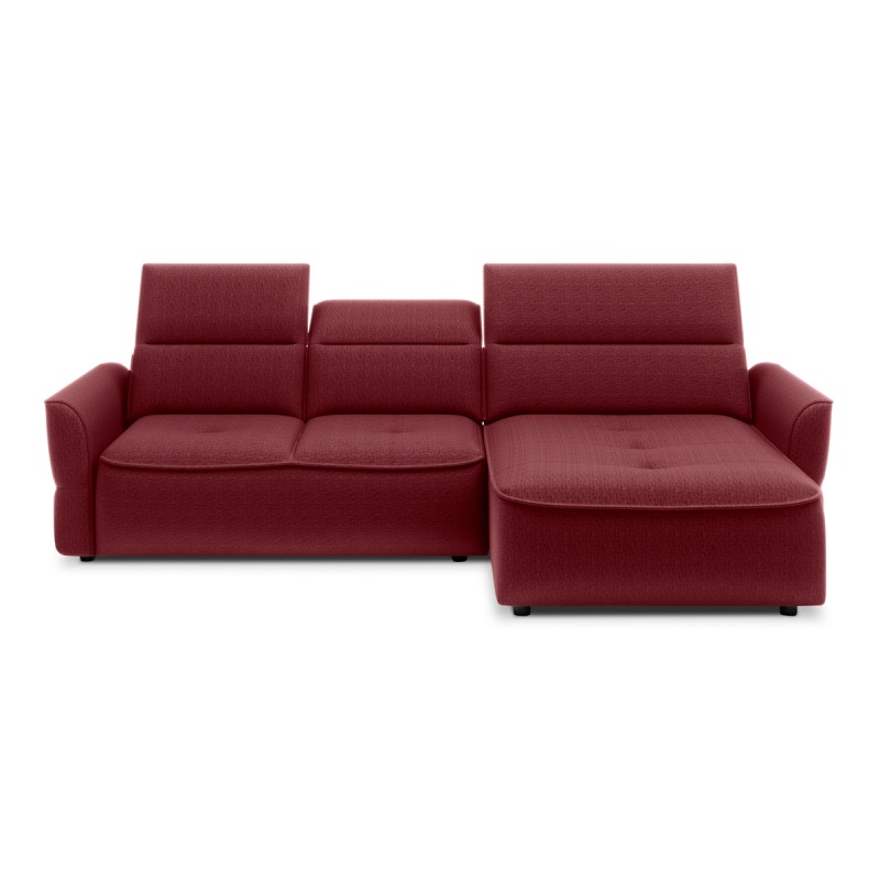 Narożnik MURILLO S Mini z elektryczną regulacją siedziska Prawostronny w tkaninie VOGUE 07 WERSAL