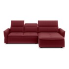 Narożnik MURILLO S Mini z elektryczną regulacją siedziska Prawostronny w tkaninie VOGUE 07 WERSAL