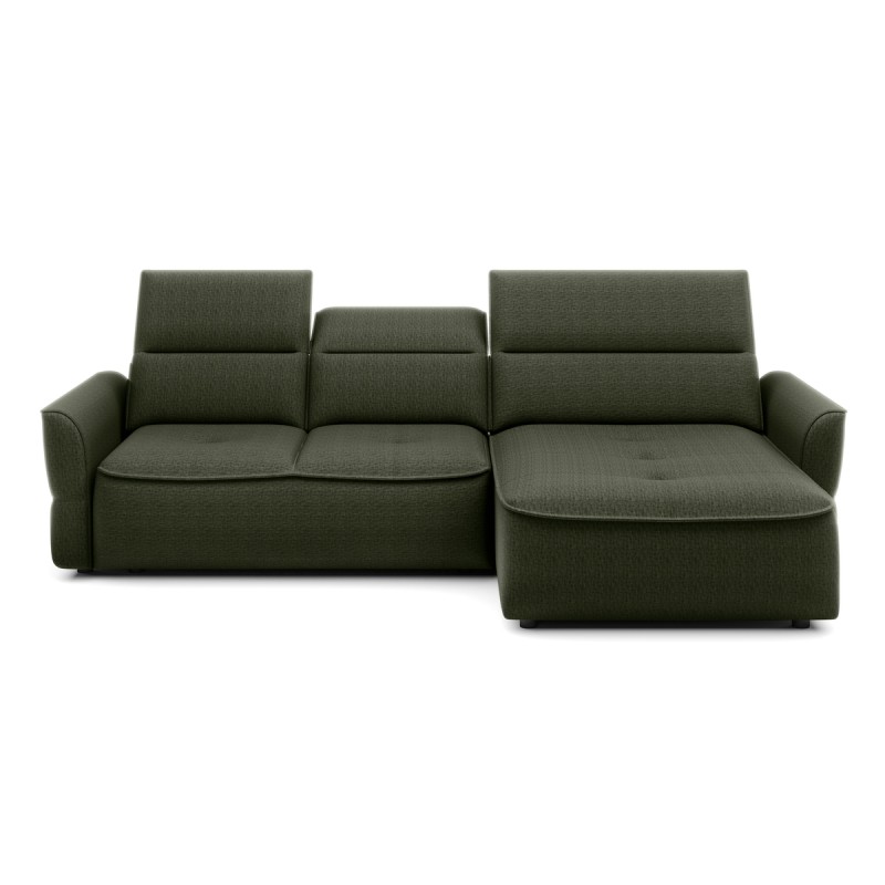 Narożnik MURILLO S Mini z elektryczną regulacją siedziska Prawostronny w tkaninie VOGUE 11 WERSAL