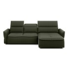 Narożnik MURILLO S Mini z elektryczną regulacją siedziska Prawostronny w tkaninie VOGUE 11 WERSAL