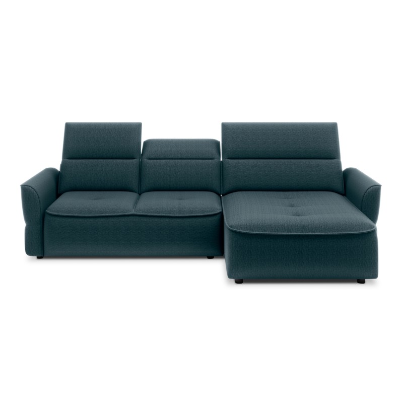 Narożnik MURILLO S Mini z elektryczną regulacją siedziska Prawostronny w tkaninie VOGUE 12 WERSAL