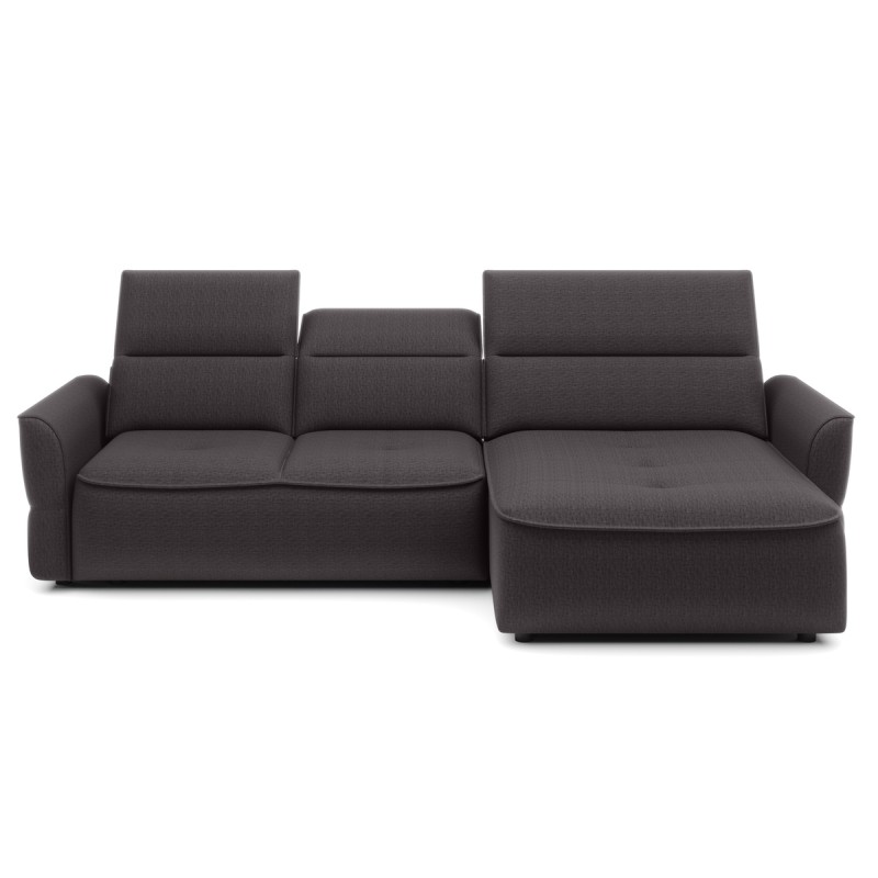 Narożnik MURILLO S Mini z elektryczną regulacją siedziska Prawostronny w tkaninie VOGUE 15 WERSAL