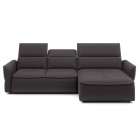 Narożnik MURILLO S Mini z elektryczną regulacją siedziska Prawostronny w tkaninie VOGUE 15 WERSAL