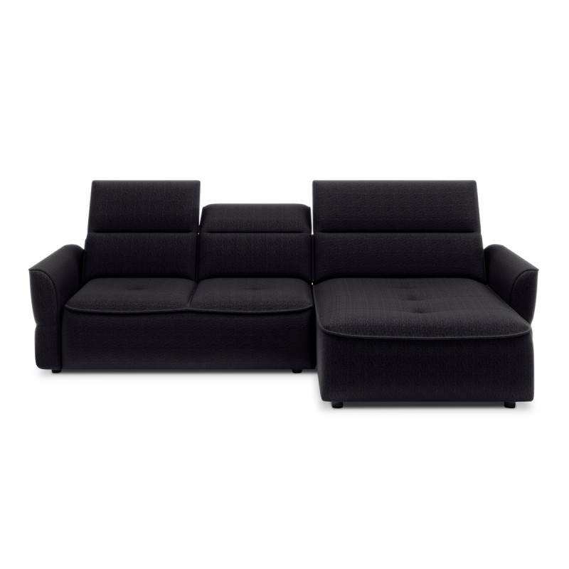 Narożnik MURILLO S Mini z elektryczną regulacją siedziska Prawostronny w tkaninie VOGUE 18 WERSAL