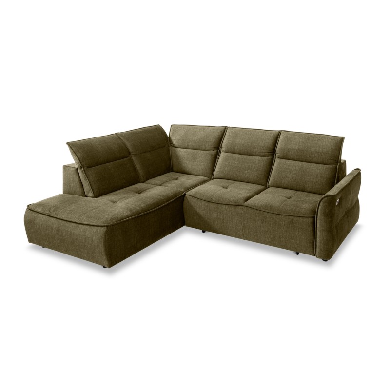 Narożnik MURILLO L z elektryczną regulacją siedziska Lewostronny w tkaninie VOGUE 10 WERSAL