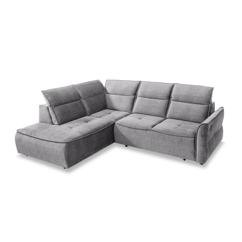 Narożnik MURILLO L z elektryczną regulacją siedziska Lewostronny w tkaninie VOGUE 14 WERSAL