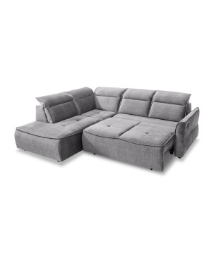 Narożnik MURILLO L z elektryczną regulacją siedziska Lewostronny w tkaninie VOGUE 14 WERSAL