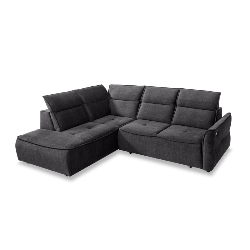 Narożnik MURILLO L z elektryczną regulacją siedziska Lewostronny w tkaninie VOGUE 16 WERSAL