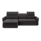 Narożnik MURILLO S Mini z elektryczną regulacją siedziska Lewostronny w tkaninie VOGUE 16 WERSAL