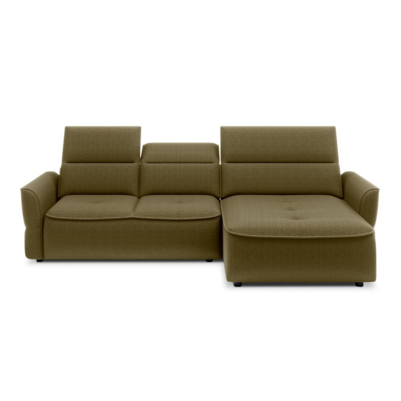 Narożnik MURILLO S Mini z elektryczną regulacją siedziska Prawostronny w tkaninie VOGUE 10 WERSAL