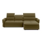 Narożnik MURILLO S Mini z elektryczną regulacją siedziska Prawostronny w tkaninie VOGUE 10 WERSAL