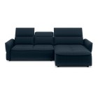 Narożnik MURILLO S Mini z elektryczną regulacją siedziska Prawostronny w tkaninie VOGUE 13 WERSAL