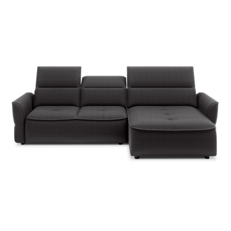 Narożnik MURILLO S Mini z elektryczną regulacją siedziska Prawostronny w tkaninie VOGUE 16 WERSAL