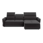 Narożnik MURILLO S Mini z elektryczną regulacją siedziska Prawostronny w tkaninie VOGUE 16 WERSAL