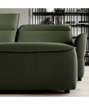 Narożnik MURILLO XL z elektryczną regulacją siedziska Prawostronny w tkaninie VOUGE 11 WERSAL