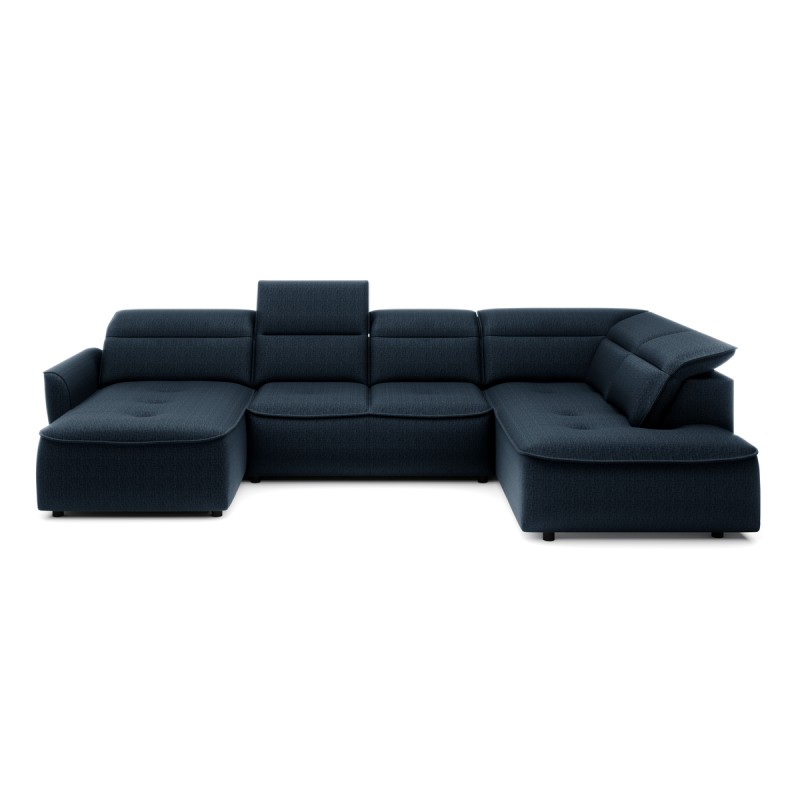 Narożnik MURILLO XL z elektryczną regulacją siedziska Prawostronny w tkaninie VOUGE 13 WERSAL