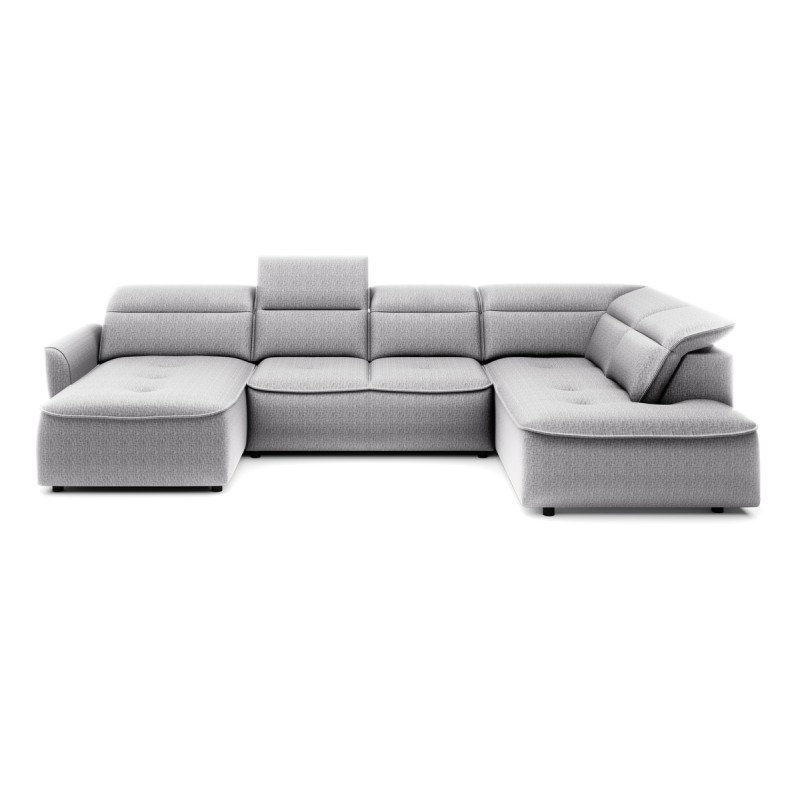 Narożnik MURILLO XL z elektryczną regulacją siedziska Prawostronny w tkaninie VOUGE 14 WERSAL