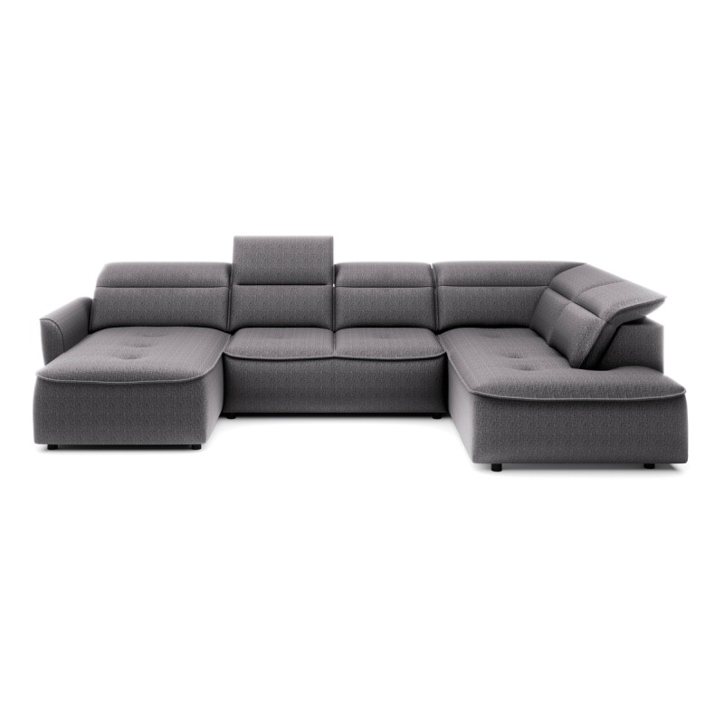 Narożnik MURILLO XL z elektryczną regulacją siedziska Prawostronny w tkaninie VOUGE 15 WERSAL