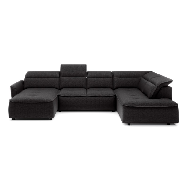 Narożnik MURILLO XL z elektryczną regulacją siedziska Prawostronny w tkaninie VOUGE 17 WERSAL