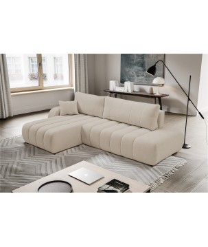 Narożnik wolnostojący BALOO Lewy w tkaninie LAMBI 08