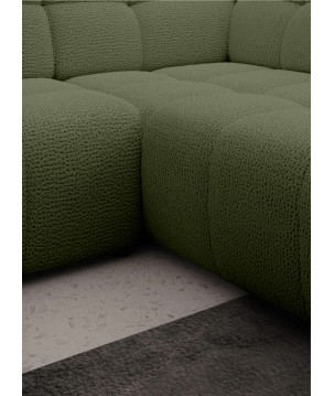 Narożnik COCOON L z elektryczną regulacją siedziska Prawostronny w tkaninie JAGUAR 12