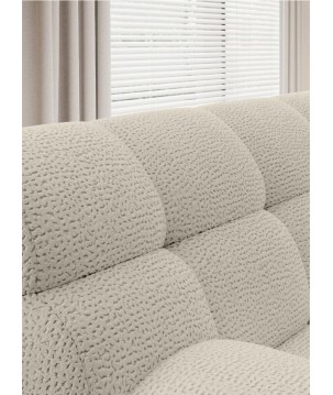 Narożnik COCOON S w układzie L z elektryczną regulacją siedziska Lewostronny w tkaninie JAGUAR 02