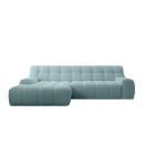 Narożnik COCOON S w układzie L z elektryczną regulacją siedziska Lewostronny w tkaninie JAGUAR 16