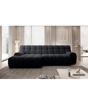 Narożnik COCOON S w układzie L z elektryczną regulacją siedziska Lewostronny w tkaninie JAGUAR 22