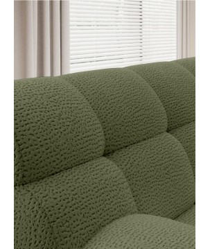 Narożnik COCOON S w układzie L z elektryczną regulacją siedziska Prawostronny w tkaninie JAGUAR 12