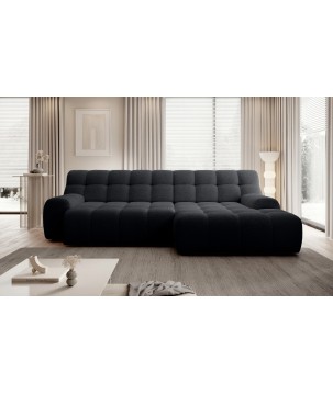 Narożnik COCOON S w układzie L z elektryczną regulacją siedziska Prawostronny w tkaninie JAGUAR 22