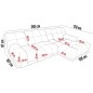 Narożnik COCOON S w układzie L z elektryczną regulacją siedziska Prawostronny w tkaninie JAGUAR 02 Narożnik COCOON S w układzie L z elektryczną regulacją siedziska Prawostronny w tkaninie JAGUAR 02