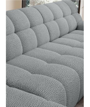 Narożnik COCOON XL w układzie U z elektryczną regulacją siedziska Lewostronny w tkaninie JAGUAR 19