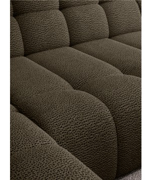 Narożnik COCOON XL w układzie U z elektryczną regulacją siedziska Prawostronny w tkaninie JAGUAR 08